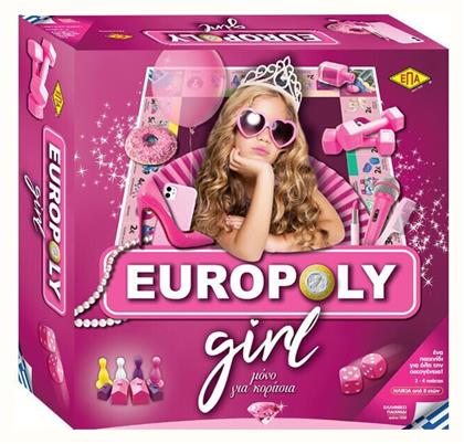 ΕΠΑ Επιτραπέζιο Παιχνίδι Europoly Girl για 2-4 Παίκτες 8+ Ετών