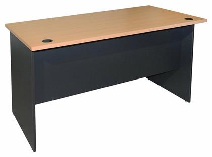 Επαγγελματικό Γραφείο Abelina 150x75x75εκ. Γκρι / Φυσικό
