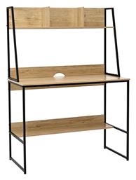 Επαγγελματικό Γραφείο Herbey 100x48x139εκ. Oak-μαύρο