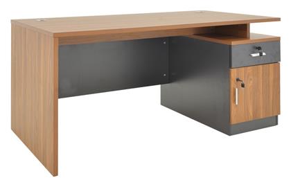 Επαγγελματικό Γραφείο Oscar με Βιβλιοθήκη