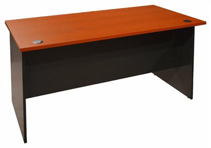 Επαγγελματικό Γραφείο Sienna 120x70x75εκ. Γκρι / Κερασί