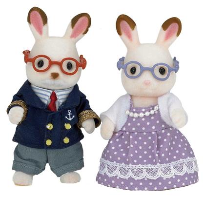 Epoch Toys Chocolate Rabbit Grandparents Sylvanian Families για 3+ Ετών 5.5εκ.