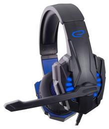 Esperanza Avenger Over Ear Gaming Headset με σύνδεση 3.5mm Μπλε