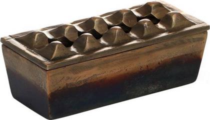 Espiel Σταχτοδοχείο Πούρου / Τσιγάρου / Αντιανεμικό Μεταλλικό Χάλκινο Αντικέ