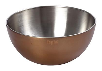 Espiel Μπωλ Σερβιρίσματος Στρογγυλό Inox Ασημί με Διάμετρο 12εκ.
