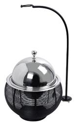 Espiel Σκεύος για Φοντύ με Ρεσώ Μεταλλικό Μαύρο 25x25x30εκ.