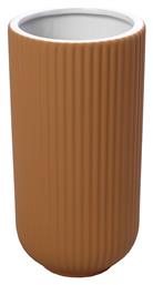 Espiel Βάζο Κεραμικό Πορτοκαλί Φ12xΥ23.8cm