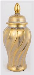 Estheti Home Βάζο Κεραμικό Χρυσό Φ16x36.5cm 752-20035