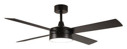 Estia 70W με Φως 132cm Μαύρος Zephyrus