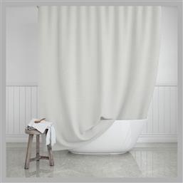 Estia Camellia Κουρτίνα Μπάνιου Υφασμάτινη 180x200cm Pearl