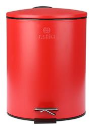 Estia Χαρτοδοχειο Μπανιου Classic Soft Close 5lt Ματ Kokkino