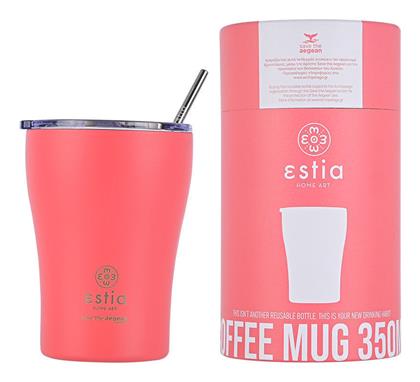 Estia Coffee Mug Save The Aegean 350ml Fusion Coral