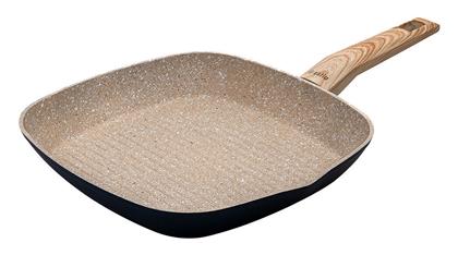 Estia Earth 28cm Γκριλιέρα Αλουμινίου με Αντικολλητική Επίστρωση