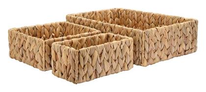 Estia Florana Καλάθι Αποθήκευσης Ψάθινο 36x24x10cm 3τμχ