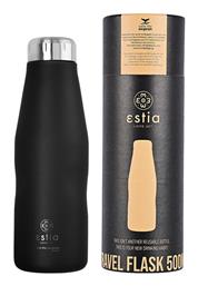 Estia Travel Flask Save the Aegean 500ml Midnight Black