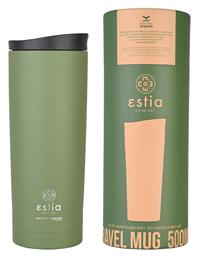 Estia Travel Mug Save The Aegean Ποτήρι Θερμός Ανοξείδωτο BPA Free Forest Spirit 500ml