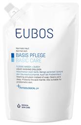 Eubos Normal Skin Basic Care Liquid Washing Emulsion Refill Υγρό Καθαρισμού για το Σώμα 400ml