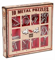 Eureka 10 Puzzles Γρίφος από Μέταλλο Red για 8+ Ετών 473358