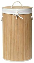 Eurocasa 8710195 Καλάθι Απλύτων Bamboo με Καπάκι 35x35x60cm