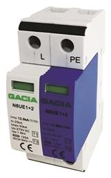 Eurolamp Αντικεραυνικό Πίνακα Τύπου T1 / T2 Διπολικό 12.5kA 275V 1P+NPE