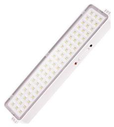 Eurolamp Επαναφορτιζόμενο LED Εφεδρικό Φωτιστικό Ασφαλείας με Τροφοδοσία Μπαταρίας 1τμχ