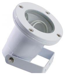 Eurolamp Φωτιστικό Προβολάκι LED Εξωτερικού Χώρου με Θερμό Λευκό Φως IP65 Λευκό