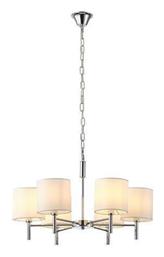 Eurolamp Πολυέλαιος Ασημί 144-47018