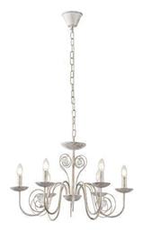 Eurolamp Πολυέλαιος με Κρύσταλλα Διάφανος 144-47015