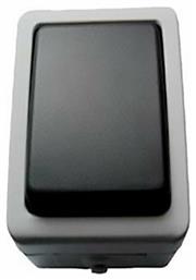 Eurolamp Στεγανός Εξωτερικός Διακόπτης Τοίχου Φωτισμού χωρίς Πλαίσιο