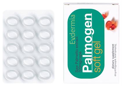 Evdermia Palmogen 320mg Saw Palmetto Extract 30 μαλακές κάψουλες