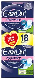 Every Day Hyperdry Super Σερβιέτες με Φτερά για Αυξημένη Ροή 6 Σταγόνες