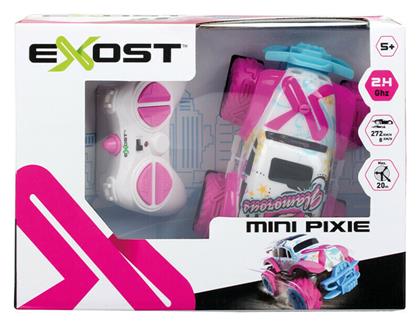 Exost Mini Pixie Τηλεκατευθυνόμενο Αυτοκίνητο Stunt Λευκό/Ροζ 1:18