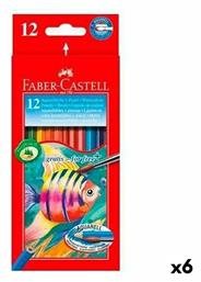 Faber-Castell Aquarell Σετ Ξυλομπογιές 12τμχ & Πινέλο από το Moustakas Toys