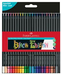 Faber-Castell Black Edition Σετ Ξυλομπογιές 24τμχ από το Moustakas Toys