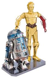 Fascinations Μεταλλική Φιγούρα Μοντελισμού Star Wars C-3PO and R2-D2 12.3x10.8x12.3εκ. από το GreekBooks