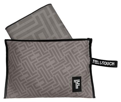 Feel & Touch Πετσέτα Microfiber Σώματος Γκρι