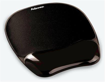 Fellowes Gel Mouse Pad 202mm με Στήριγμα καρπού Μαύρο