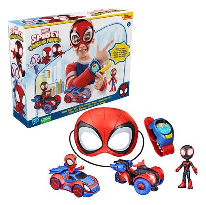 Φιγούρα Δράσης Spidey And His Amazing Friends: Role Play Vehicle Bundle Spider-Man για 3+ Ετών 9εκ.