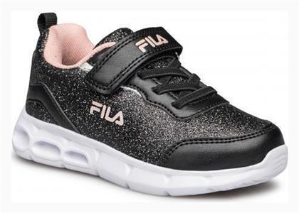 Fila Παιδικά Sneakers με Φωτάκια Μαύρα από το Dpam