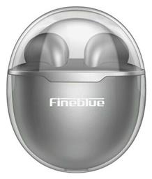 Fineblue F22 Pro Earbud Bluetooth Handsfree Ακουστικά με Θήκη Φόρτισης Γκρι από το Filinda