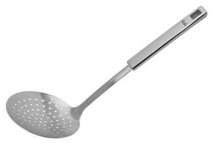Fissler Ρηχή Κουτάλα Ξαφρίσματος Τρυπητή Ανοξείδωτη Ασημί 33cm 1τμχ