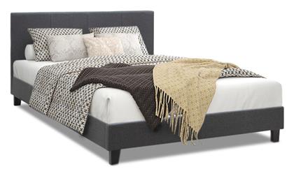 Flat Κρεβάτι Επενδυμένο με Ύφασμα