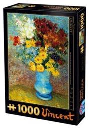 Flowers in a Blue Vase 1000pcs από το Plus4u