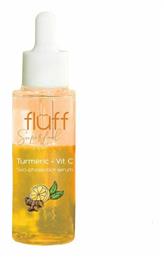 Fluff Turmeric Vitamin C Booster Two Phase Serum Προσώπου 40ml