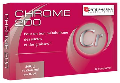 Forte Pharma Chrome 200 30 ταμπλέτες από το Pharm24