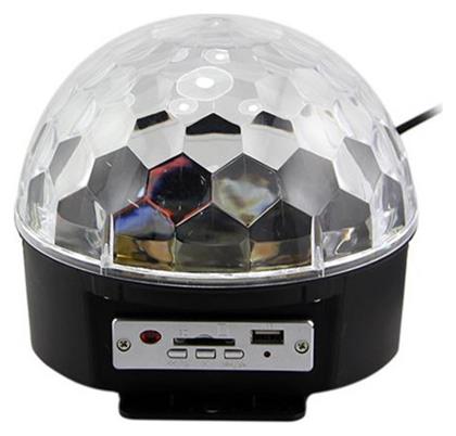 Φωτιζόμενη Nτισκομπάλα Φωτορυθμικό DJ Disco Party Crystal Ball LED RGB