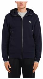 Fred Perry Ζακέτα Navy με Κουκούλα από το Tobros