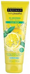 Freeman FeelingBeautiful Mint & Lemon Oil Absorbing Clay Mask 175ml από το Plus4u