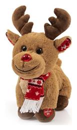 Friendlies Ελαφάκι με Ελληνικά Κάλαντα και Φωτεινή Μυτούλα για 3+ Ετών 30 εκ.