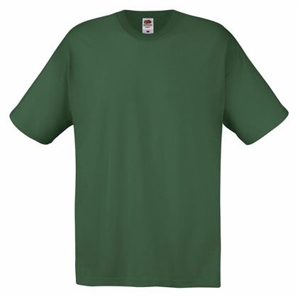 Fruit of the Loom Original T Ανδρικό Διαφημιστικό T-shirt Κοντομάνικο Bottle Green